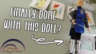 Finishing my BJD's armor... for now