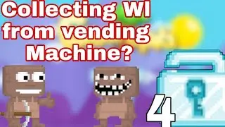 Collecting Wl from Vending | CefinYoutube | Growtopia #shorts