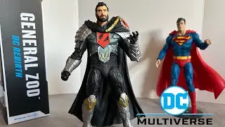 DC Multiverse General Zod DC Rebirth McFarlane Toys figure review