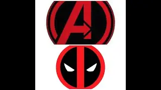 Avengers endgame logo with python and deadpool face logo | with python turtle| helpucode