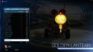 Rocket League - My first Golden Lantern opening!!!!!!!