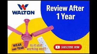 Walton BLDC Ceiling Fan Review After 1 Year | Remote Functions & Eco Mode Test