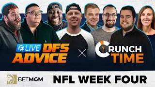 WEEK 4 NFL DRAFTKINGS & FANDUEL DFS STRATEGY - GRINDERSLIVE