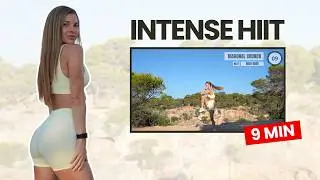 9 Min Fat Burning HIIT Workout 🔥 Full Body | Lose Weight Fast at Home (No Equipment)