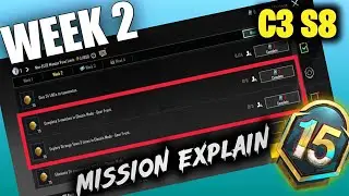 M15 WEEK 2 MISSION EXPLAIN | M15 WEEK 2 MISSION KAISE KARE ? #pubg #bgmi #week2mission