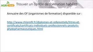 Comment renouveller son certiphyto certificat individuel (formation)