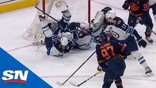 Dylan DeMelo Saves A Sure Goal With His Hand