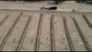 Aerial view of shooting range with commissioner sibi Division