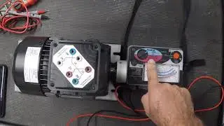 Testing a 3 phase motor.