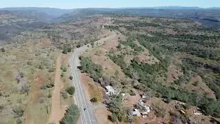 4K View of North Bidwell Park near the Peregrine Point Disc Golf Course outside of Chico, California