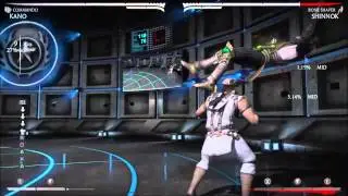 Kano (Commando) 40% corner combo - 1 bar