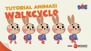 Tutorial Animasi Walkcycle di MOHO | Belajar Gerak Jalan Karakter Animasi 2D