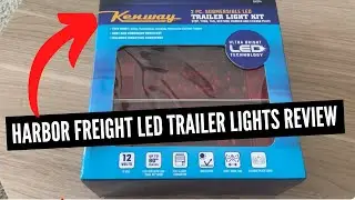 Harbor Freight LED Trailer Lights Review (Kenway Trailer Lights)