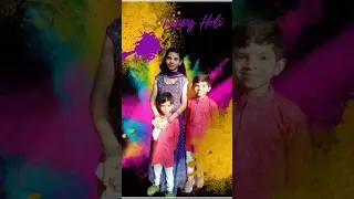happy holi #shorts #kidsholi