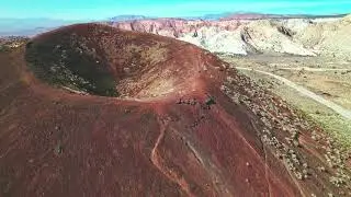 Cinder Cone Volcano, Utah by 4k Drone