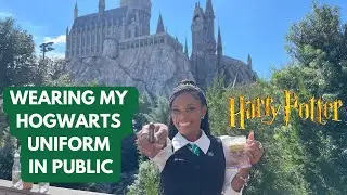 WEARING HOGWARTS UNIFORM IN PUBLIC | MINI VLOG