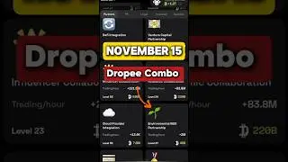 Dropee daily Combo Dropper Combo today Dropped Combo Dropped Daily Combo #Dropper #dropee #combo