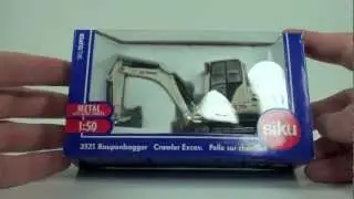 Terex TC 75 Excavator by SIKU #3521 Unboxing and Review