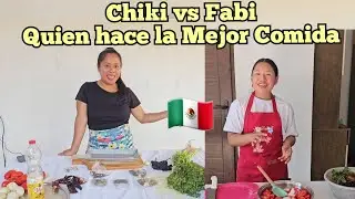 🔴CHIKI Y FAVI Hacen Comida MEXICANA😱🇲🇽Compiten Quien Lo hace Mejor Abra Premio😱