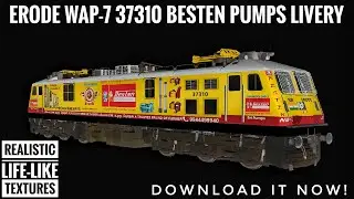 [4K] New Realistic BESTEN PUMPS Erode WAP-7 For MSTS/OR | Life-Like Textures | Download it Now!