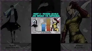 SUNG JIN WOO vs SAITAMA | Power Levels #sungjinwoo #saitama #onepunchman #sololeveling