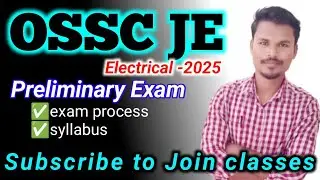 OSSC Electrical JE Exam Pattern & Syllabus | Preliminary Exam Full Details |