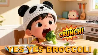 Yes Yes Broccoli (The Little Trees)#nursery songs | Nursery Rhymes & Kids Songs | Cute Baby Academy