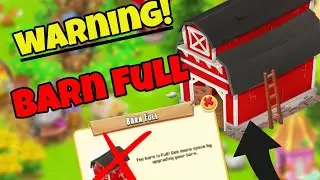 #hayday WARNING!  Barn Full