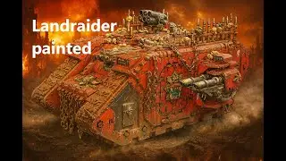 Chaos Khorne Landraider - finished painting 