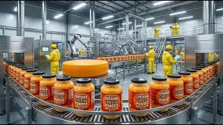 Inside the Largest Modern Cheddar Cheese Powder Factory You've Never Seen Before (Full Process)