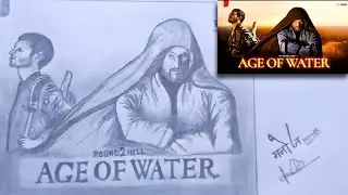 Age of water poster drawing //manoj Kumar //#round2hell