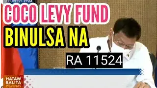 NASAAN NA ANG COCO LEVY FUND PARA SA COCONUT FARMERS NA PINIRMAHAN NI DUTERTE?