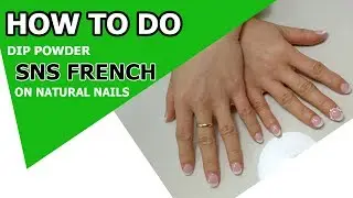 SNS French on Natural Nails ♥ SNS Nails - Dipping Powder ♥ Regal Nails Salon