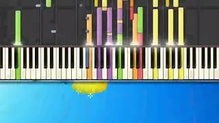 Colpa del sole_-_Spagna Ivana [Synthesia Piano] [Piano Tutorial Synthesia]