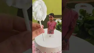 Own photo cake # with chocolate stick # cake #the honey pot cakes #