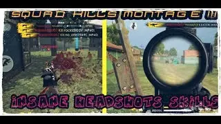 BEST CAR HEADSHOTS !! FREE FIRE RANKED SQUADS KILLS MONTAGE !! RAKESH00007 !!!