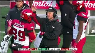 November 28, 2021 - CFL - West Semi-Final - Calgary Stampeders @ Saskatchewan Roughriders