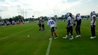 #TitansCamp Day 1: WR & RB Drills