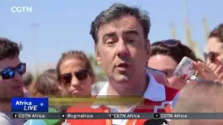 Spanish rescue ship carrying 60 refugees docks in Barcelona