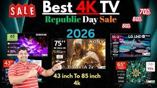 Best 4K TV In Republic Day Sale 2026 On Amazon And Flipkart | 4K TV Sale | QLED 4K TV