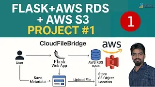 Deploy Flask App with AWS S3 and RDS MySQL | File Upload Full Walkthrough #aws #project #s3 #rds