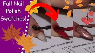 ESSIE Nail Polish Fall 2019! | Opi Red Nail Polish SWATCHES! | The Polish Queen