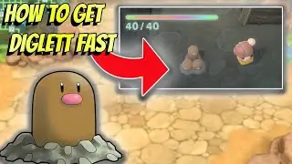 HOW TO GET DIGLETT FAST IN THE GRAND UNDERGROUND! (POKEMON BRILLIANT DIAMOND AND SHINING PEARL)
