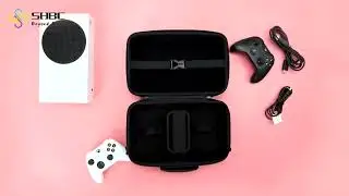 SHBC Hard Carrying Case Compatible with Xbox Series X Game Console Travel Storage Bag Controllers