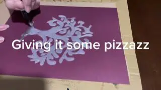 Making of a hot glue Tree