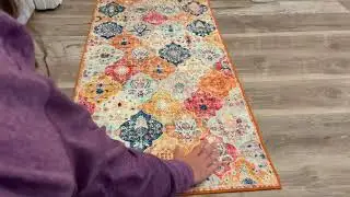 WondRg Runner Rug 2x6 Trellis Door Mat Washable Non Slip Indoor Area Rug #rug #runner #carpet