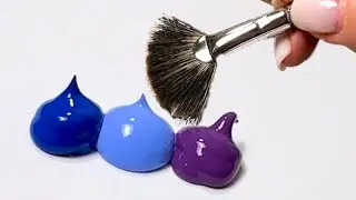 Simple Acrylic Painting Idea on Canvas Reflection Art | Easy Art