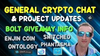 Crypto Chat & Updates | BOLT GIVEAWAY | ENJIN | ONTOLOGY | SWITCHEO | PHANTASMA