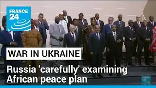 Russia 'carefully' examining African peace plan for Ukraine, Putin says at summit &bull; FRANCE 24