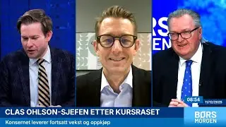 Clas Ohlson-sjefen etter kursraset: &ndash; Det er klart at forventningene er jo h&oslash;ye